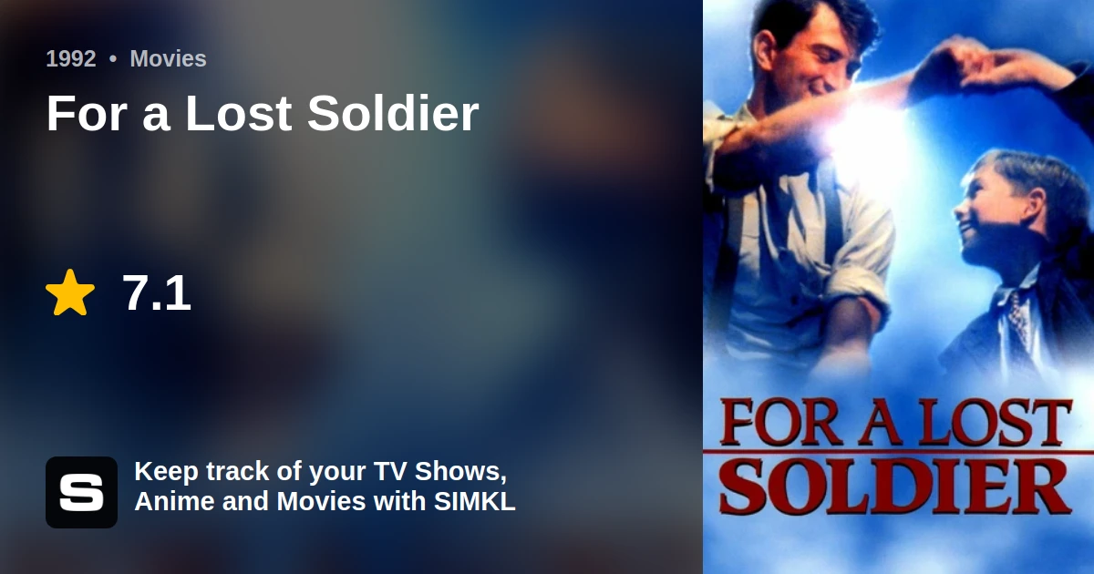 For a lost soldier full movie online hotsell